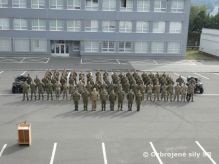 Certifik�cia pr�slu�n�kov Pr�poru Ochrany a Obrany v 81. kr�dle Slia�