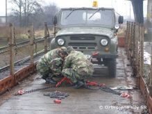 Vcvik 22.mechanizovanho prporu v preprave po eleznici