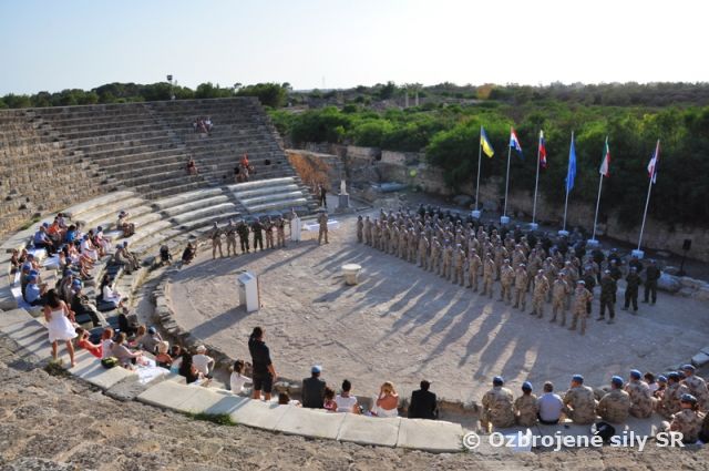 SEKTOR 4 MEDAL PARADE a rozlúčka hlavného vojenského veliteľa misie UNFICYP