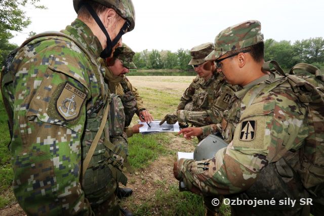 Spoločný výcvik slovenských a amerických ženistov