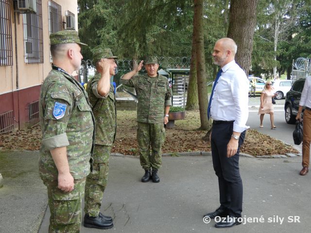 Pracovná návšteva Ministra obrany vo Zvolene