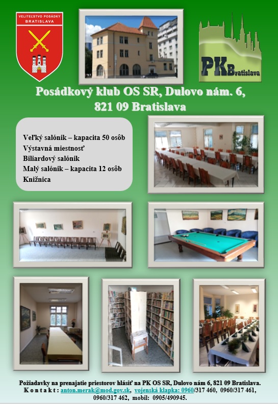 Posdkov klub BA ponuka