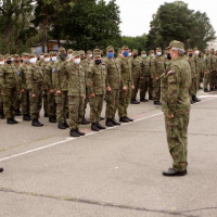 Slávnostná rozlúčka s veliacim poddôstojníkom dk Kuchyňa 