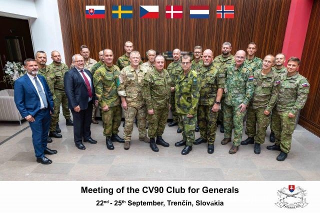 Rokovanie Klubu CV90 pre generálov