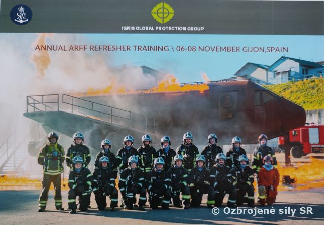 Kurz Aircraft rescue firefighting training v Španielsku