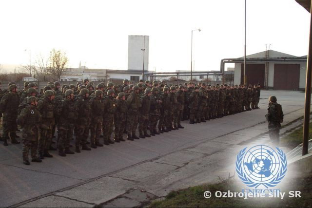 Ukončenie Odborného výcviku jednotky pred vyslaním do operácie UNFICYP